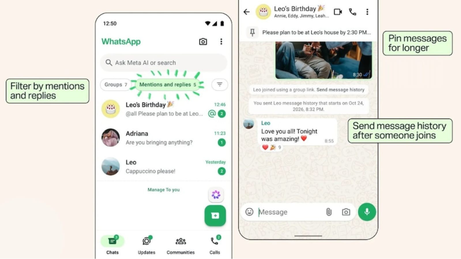 WhatsApp में आए 4 नए फीचर, ग्रुप चैट होगी आसान