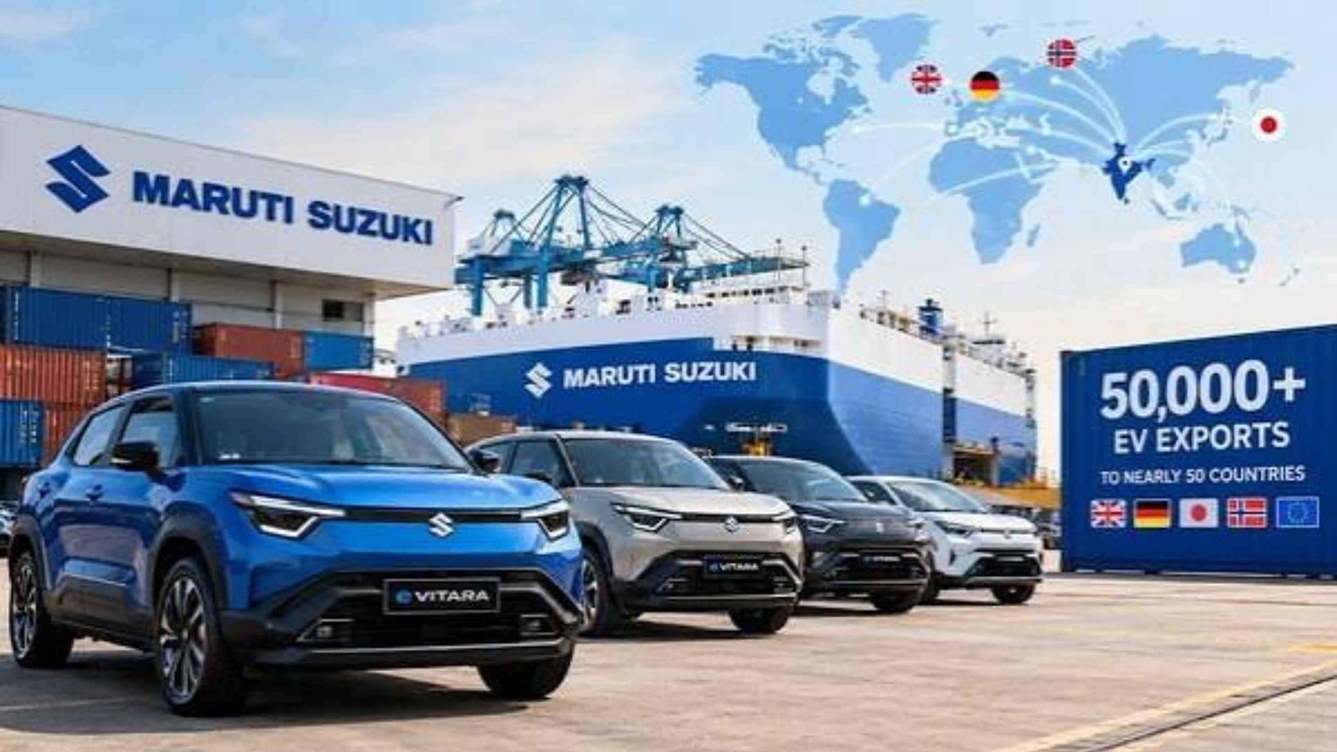 Maruti Suzuki Becomes India’s Biggest EV Exporter Extending To International Business