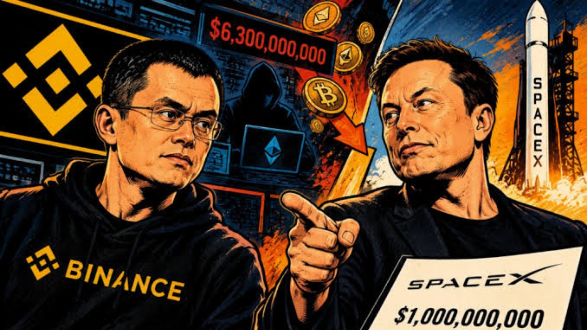 CZ called on Elon Musk to show support for Binance after a reported major hack, referring to the exchange’s investment in SpaceX.